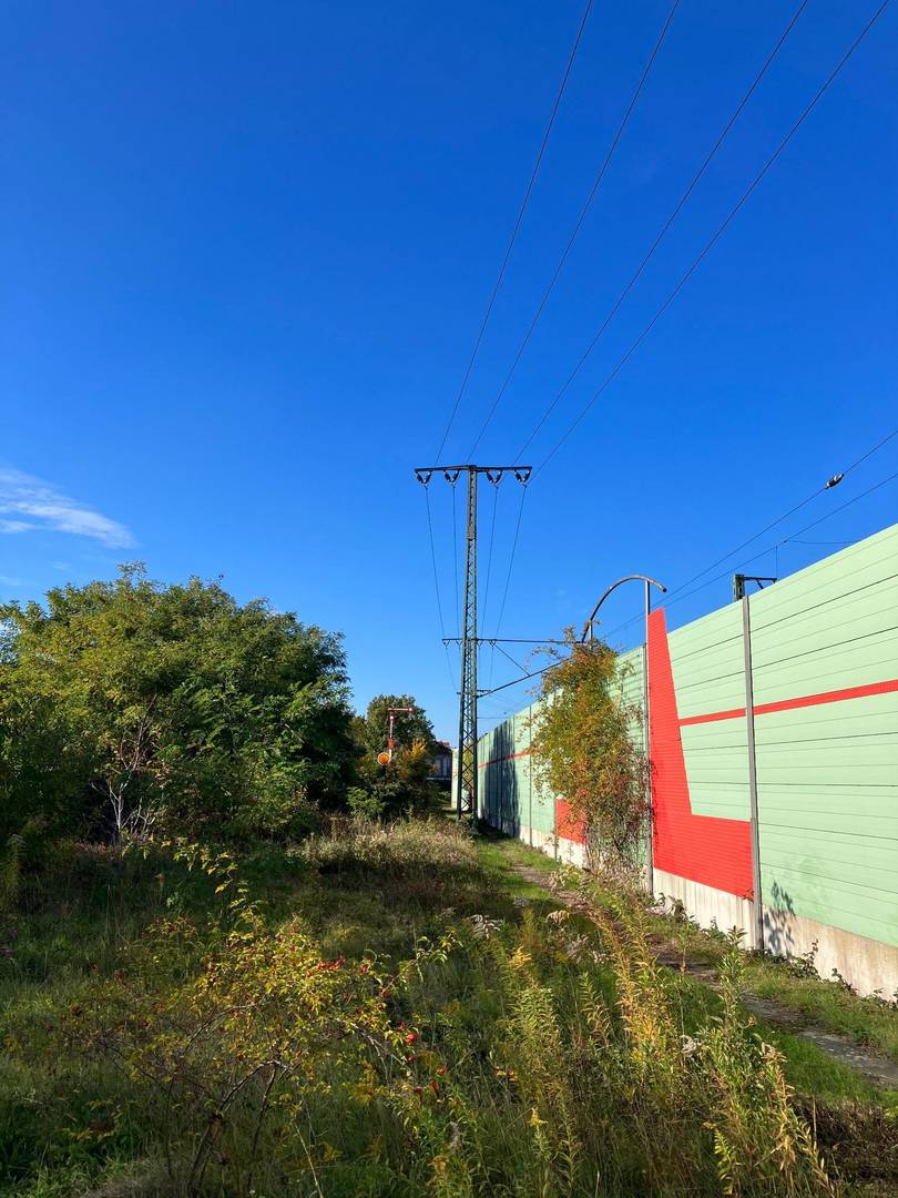 Bahnflächen entlang der Lärmschutzwände ©Stadt Lehrte, 2022