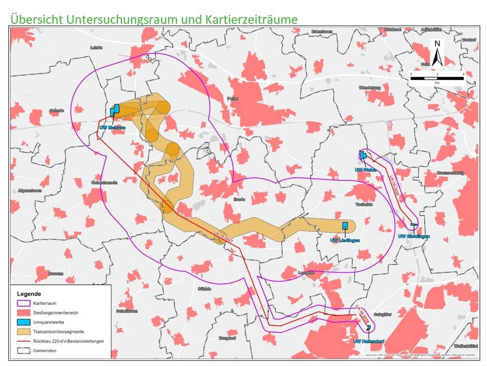 karte kartierungen lehrte juli2025 © Beate Beckmann