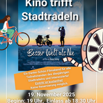 Poster zur Veranstaltung Kino trifft Stadtradeln © Stadtmarketing Lehrte Poster zur Veranstaltung Kino trifft Stadtradeln