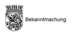 Bekanntmachung ©Stadt Lehrte